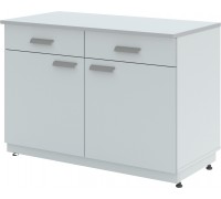 Стол-тумба лабораторный с дверками ЛК-900 СЛ-Т (С ЯЩИКОМ)