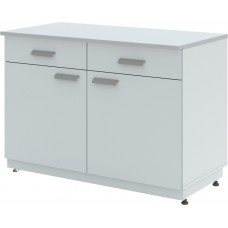 Стол-тумба лабораторный с дверками ЛК-1200 СЛ-Т (С ЯЩИКОМ)