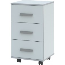 Тумба подкатная ЛК-400 ТПЯ-В (с 3-мя ящиками)